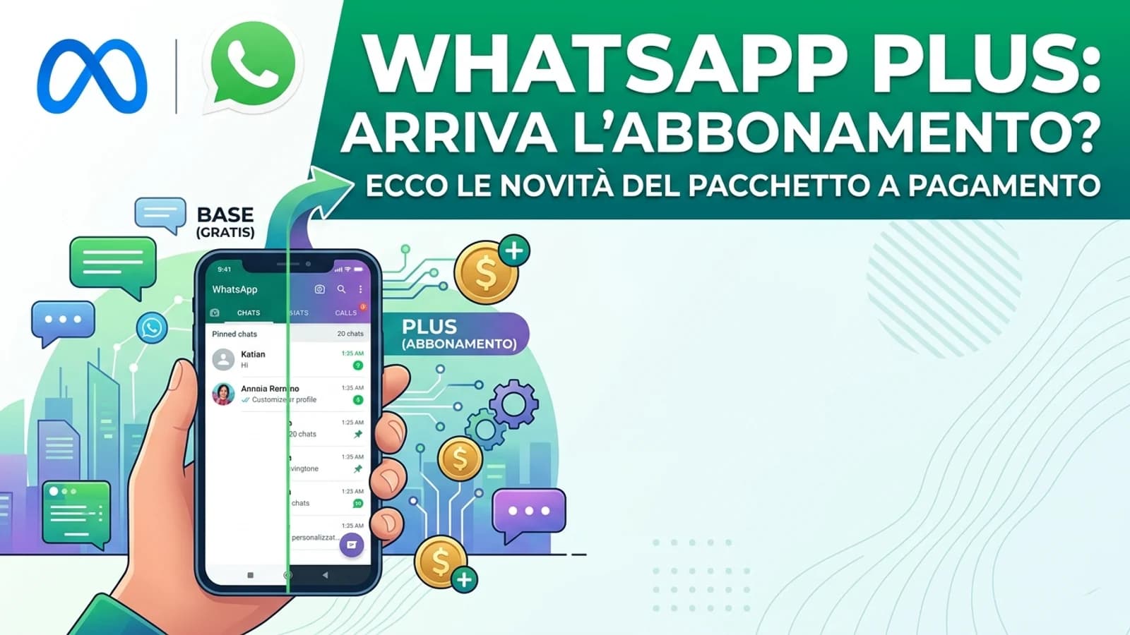 Riassunto Tecnico dell'aggiornamento: Meta sta testando internamente "WhatsApp Plus", una versione subscription-based dell'app. L'abbonamento è facoltativo e non compromette l'accesso agli utenti free. Punti chiave: 1. User Interface: Accesso a icone e temi personalizzati per rompere la monotonia del layout standard. 2. Workflow: Il limite delle chat fissate (pin) sale a 20, trasformando l'app in un mini-gestore di task per chi lavora con molti contatti. 3. Strategia: Un tentativo di monetizzare la personalizzazione estetica, seguendo il modello già visto su Telegram Premium. Una mossa che punta sulla "pigrizia organizzativa" o un reale valore aggiunto per i power user?