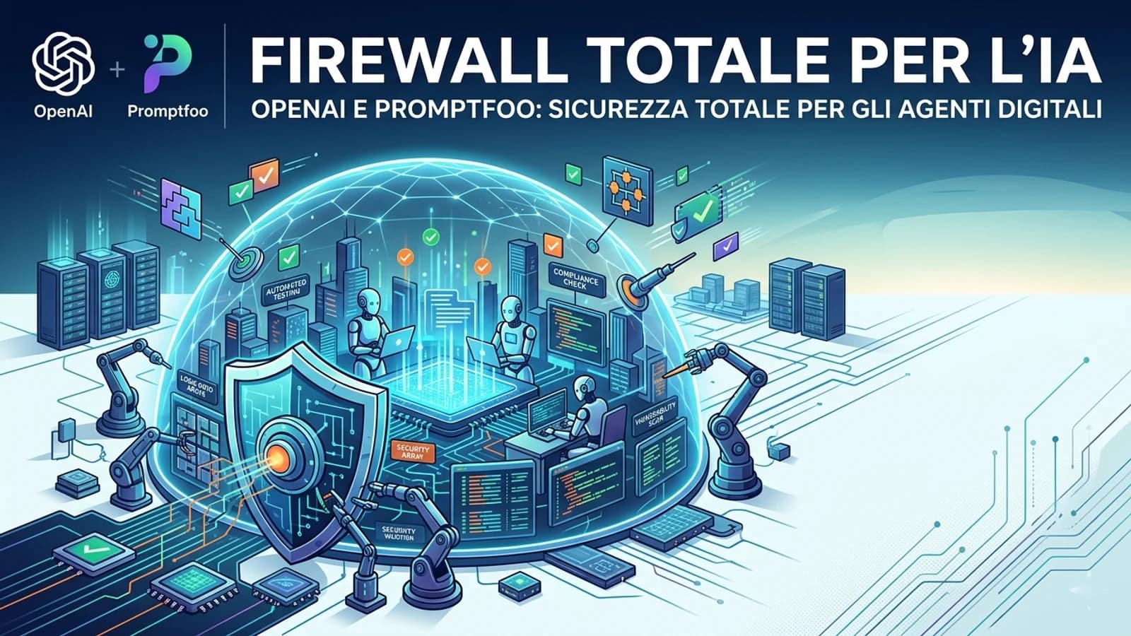 Riassunto Tecnico dell'Acquisizione: OpenAI ha acquisito Promptfoo per integrare strumenti di sicurezza avanzata in Frontier, la piattaforma dedicata agli agenti IA. L'obiettivo è automatizzare il debugging dei modelli linguistici, riducendo i tempi di verifica da mesi a pochi minuti. Punti chiave: 1. Interazione Reale: Maggiore protezione per gli agenti che operano su dati sensibili. 2. Trasparenza: Confermato il supporto al codice aperto; lo strumento permetterà ancora di confrontare le prestazioni di GPT, Claude e Gemini. 3. Visione: Il passaggio dell'IA da prototipo a sistema operativo industriale sicuro e affidabile.