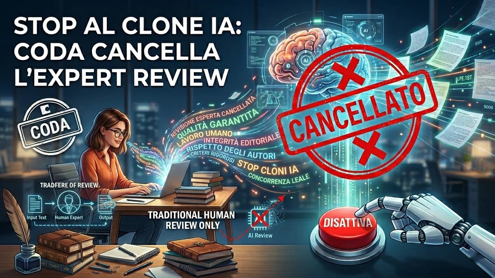 Perché Coda ha fatto marcia indietro? 🧵 1️⃣ Il problema: Lo strumento "Expert Review" usava dati pubblici per emulare la "voce" di esperti senza accordi commerciali. Un vero "parassita digitale". 2️⃣ L'errore logico: L'azienda pretendeva l'opt-out (l'autore deve chiedere di essere rimosso) invece dell'opt-in (l'azienda deve chiedere il permesso prima). 3️⃣ La resa: Il CEO Shishir Mehrotra ha ammesso l'errore su LinkedIn dopo settimane di polemiche accese. Il messaggio è chiaro: la proprietà intellettuale non è un database a disposizione gratuita delle Big Tech. 💻🛡️