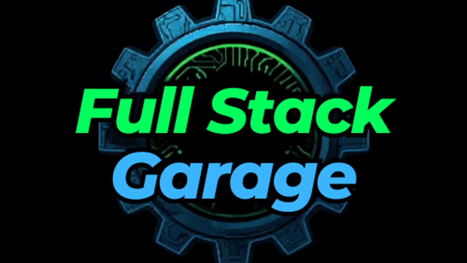 Logo FullStackGarage su sfondo scuro usato come copertina della nuova Renault Twingo E-Tech.
