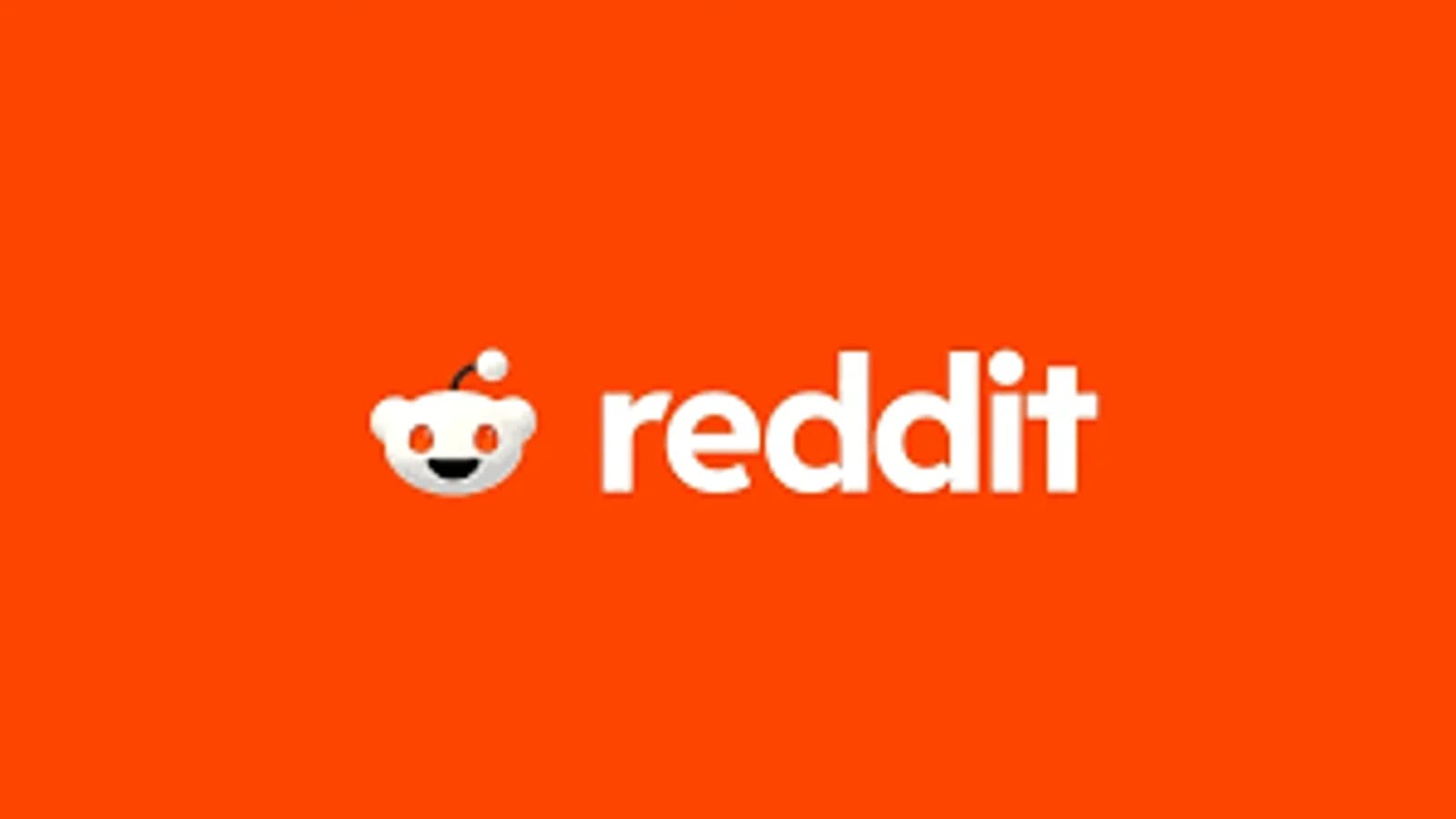 Logo Reddit bianco su sfondo arancione per l'articolo dedicato a Reddit Answers.