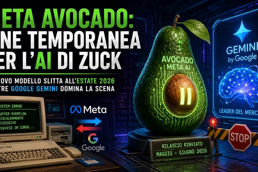 Il riassunto del Cronista del Bit: Meta ha stanziato tra i 115 e i 135 miliardi di dollari per potenziare i data center, ma Avocado non regge ancora il confronto con Google. La novità? Il passaggio da un modello "open" (stile Llama) a uno più controllato e chiuso per priorità di sicurezza. Il possibile uso di Gemini di Google è una mossa tattica senza precedenti per evitare l'oblio tecnologico mentre i tecnici sistemano il codice proprietario. Un vero "aggiornamento del firmware" in corsa! 💾⚙️
