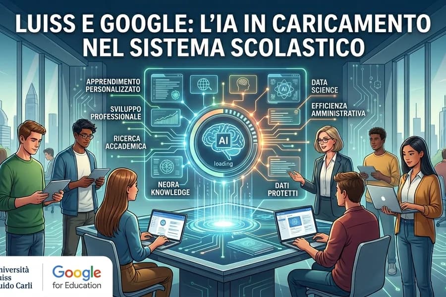 Il "Kernel" della collaborazione Luiss-Google L'accordo strategico tra l'ateneo romano e Colin Marson (Google for Education) non è una semplice fornitura di software, ma un piano d'azione su tre livelli: 1. Human Capital Update: Percorsi di certificazione e sviluppo professionale per docenti e studenti. L'obiettivo è creare contenuti "adattivi" che si modellano sulle necessità dell'utente. 2. Turbo alla Ricerca: Utilizzo dell'apprendimento automatico per elaborare moli di dati scientifici a velocità prima impensabili, riducendo i tempi tra sperimentazione e risultato. 3. Sicurezza dei Dati: Un ambiente protetto dove la proprietà intellettuale dei ricercatori è blindata, evitando i rischi di "leak" o utilizzi impropri dei dati sensibili. La Luiss sta cercando di evitare l'obsolescenza programmata del sistema scolastico italiano. Se l'IA sarà usata come moltiplicatore di capacità umane, siamo di fronte a un salto di versione epocale. Ma i protocolli di sicurezza (etica e protezione dati) devono restare attivi al 100%. 🛡️⚙️
